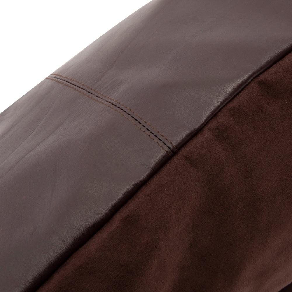 Four Leather Panel - Kussen